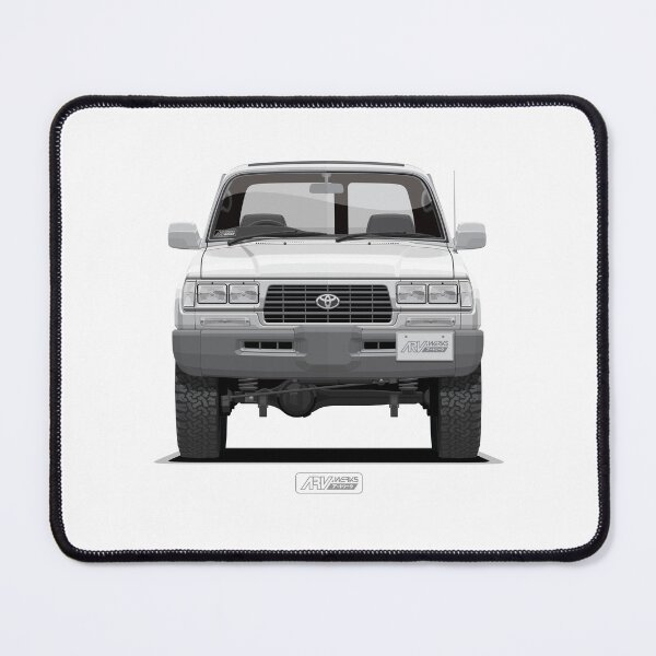 Item preview, LC 80 Super White Front – J80 Classic JDM 4x4 SUV Illustration designed and sold by ARVwerks.