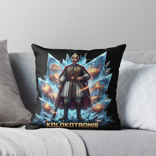 Item preview, KOLOKOTRONIS: Cyberpunk Greek Revolution Hero ⚔️ designed and sold by BounoWorld.