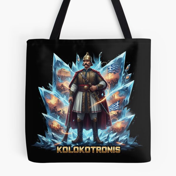 Item preview, KOLOKOTRONIS: Cyberpunk Greek Revolution Hero ⚔️ designed and sold by BounoWorld.