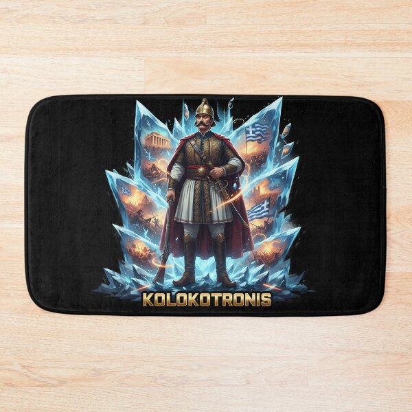 Item preview, KOLOKOTRONIS: Cyberpunk Greek Revolution Hero ⚔️ designed and sold by BounoWorld.