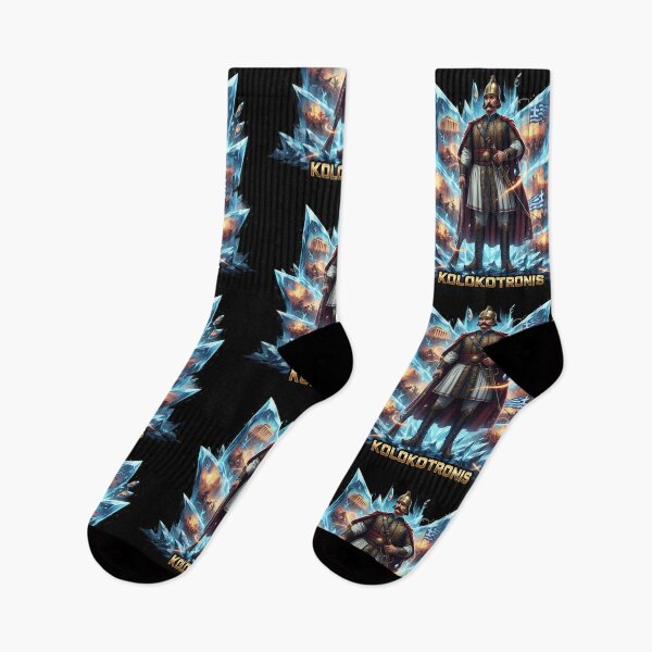 Item preview, KOLOKOTRONIS: Cyberpunk Greek Revolution Hero ⚔️ designed and sold by BounoWorld.
