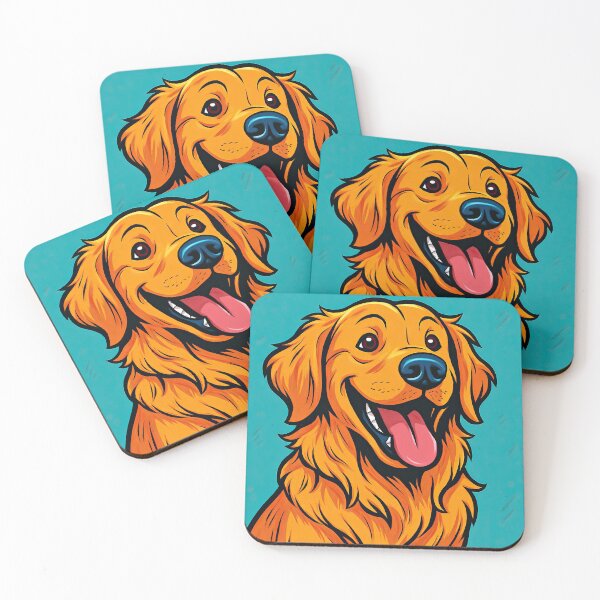 Item preview, Golden Retriever | Comics stylCartoone -  designed and sold by ComicsFactory.
