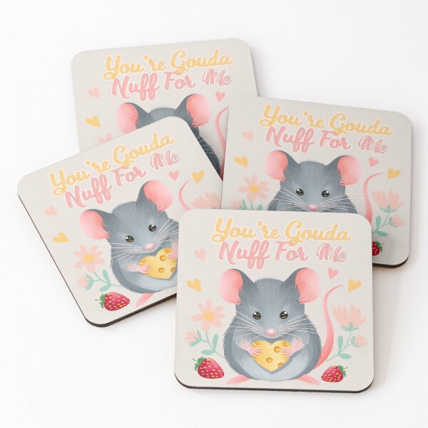Item preview, You're Gouda nuff for me -  Valentines designed and sold by Vintage Designs +.