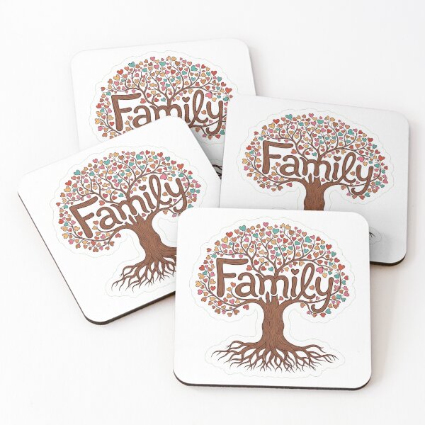 Item preview, Family Roots Heart Tree Sentimental Colorful Genealogy Sticker designed and sold by  Side Quest Studio.