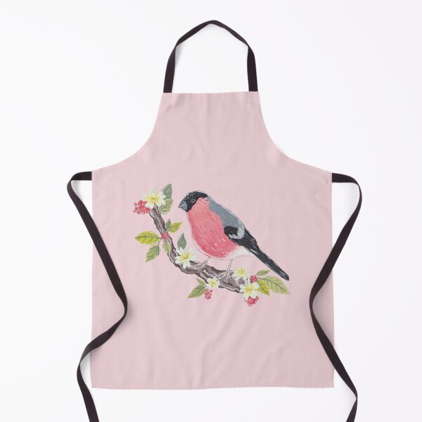 Item preview, Eurasian Bullfinch and Blossom designed and sold by WildWoodPrint.