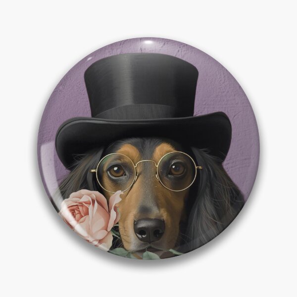Item preview, Saluki dog wearing top hat and tuxedo designed and sold by FlowerFolie.