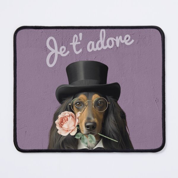 Item preview, Saluki dog wearing top hat and tuxedo designed and sold by FlowerFolie.