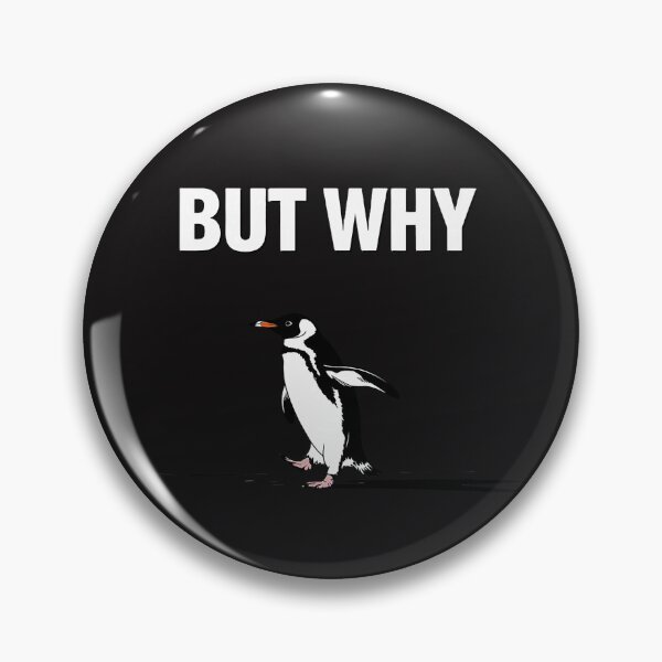 Item preview, Nihilist Penguin But Why Dark Humor Meme designed and sold by Michasstuckey.