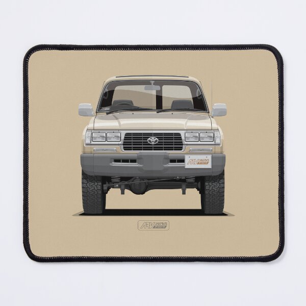 Item preview, LC 80 Beige Metallic Front – J80 Classic JDM 4x4 SUV Illustration designed and sold by ARVwerks.