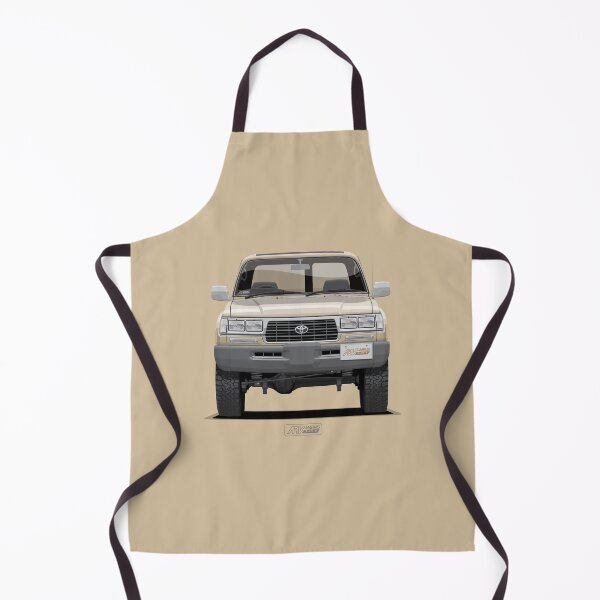 Item preview, LC 80 Beige Metallic Front – J80 Classic JDM 4x4 SUV Illustration designed and sold by ARVwerks.