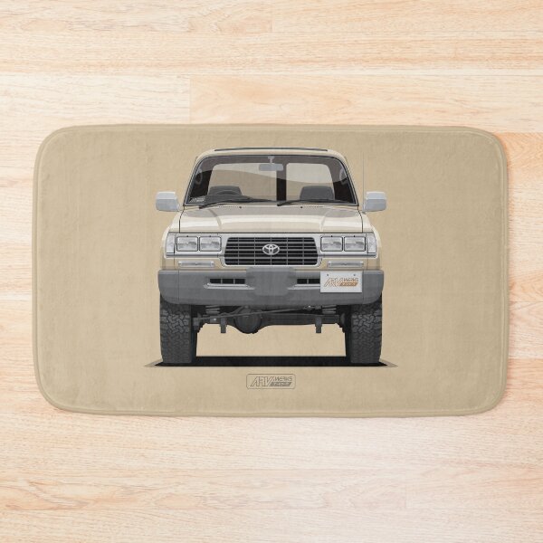 Artikelvorschau, LC 80 Beige Metallic Front – J80 Classic JDM 4x4 SUV Illustration entworfen und verkauft von ARVwerks.