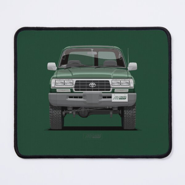 Item preview, LC 80 Dark Green Mica Front – J80 Classic JDM 4x4 SUV Illustration designed and sold by ARVwerks.