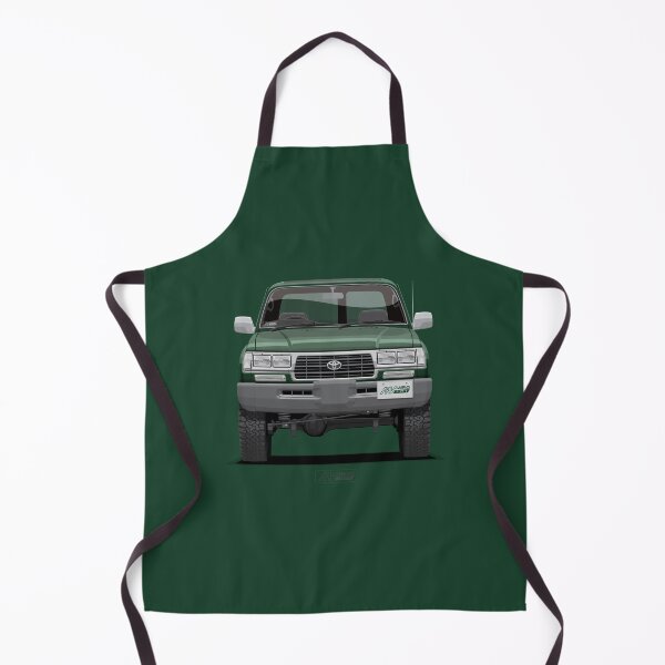 Item preview, LC 80 Dark Green Mica Front – J80 Classic JDM 4x4 SUV Illustration designed and sold by ARVwerks.