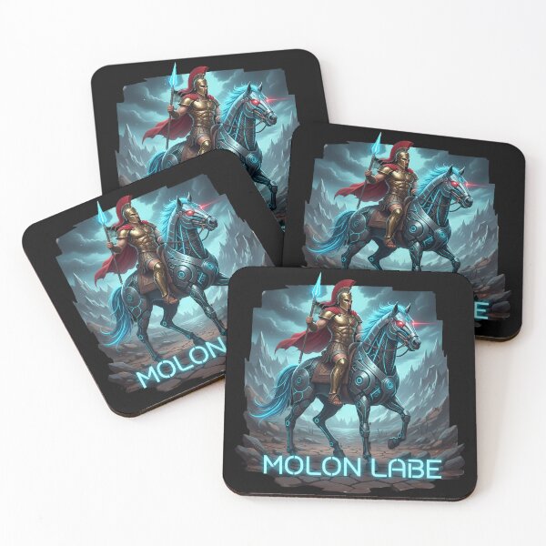 Item preview, Spartan Warrior on Cybernetic Horse - Molon Labe Edition designed and sold by BounoWorld.