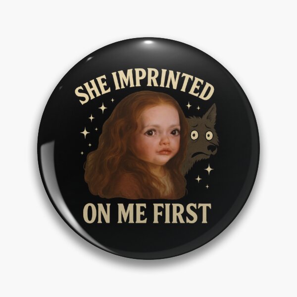 Item preview, Funny Titsoak Cursed Vampire Baby Wolf Imprint Meme designed and sold by ArcanePrintsxo.