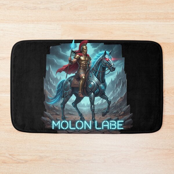 Item preview, Spartan Warrior on Cybernetic Horse - Molon Labe Edition designed and sold by BounoWorld.
