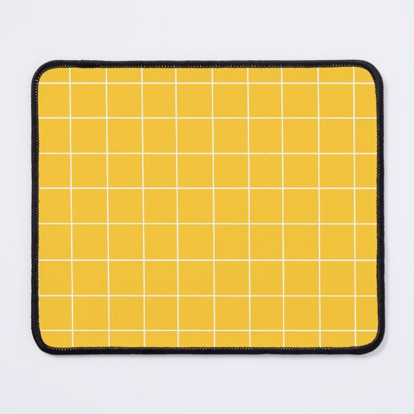 Item preview, Bright Yellow with White Lines Grid designed and sold by OneThreeSix.
