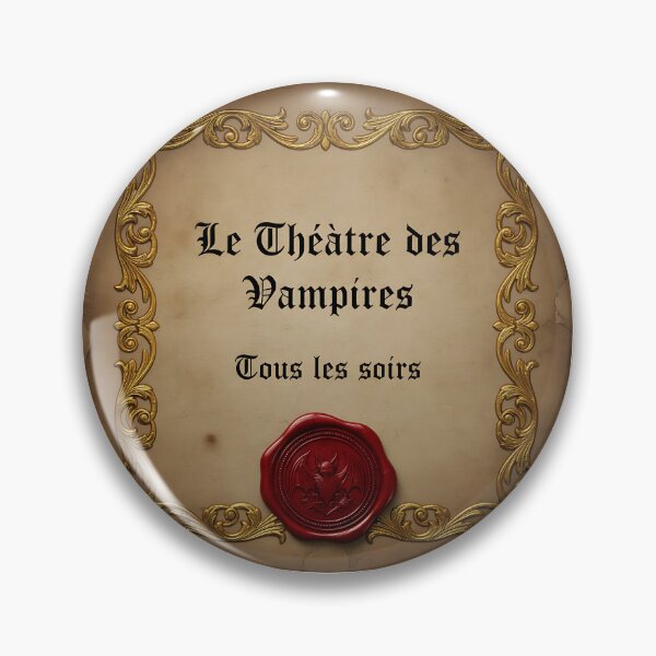Item preview, Theatre des Vampires Invitation - Ornate Gothic Macabre Art designed and sold by SHK-Designs.