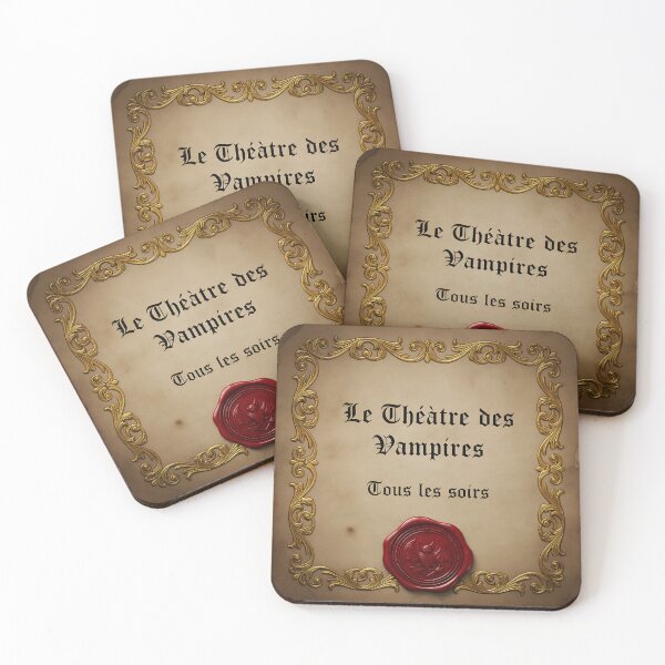 Item preview, Theatre des Vampires Invitation - Ornate Gothic Macabre Art designed and sold by SHK-Designs.