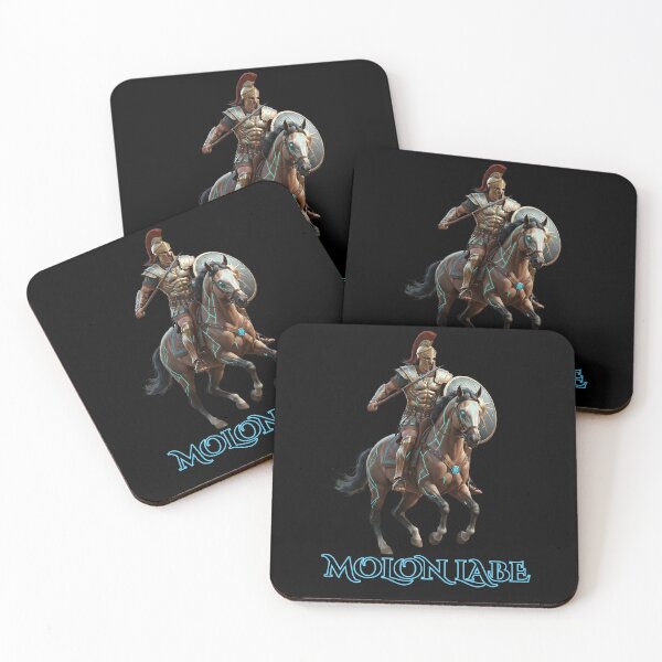Item preview, Spartan Warrior on Cyber Horse - Molon Labe Epic Edition designed and sold by BounoWorld.