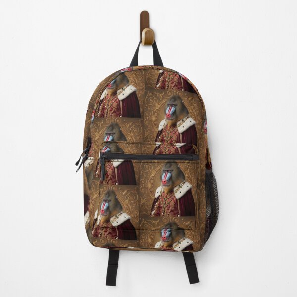 Item preview, Mandrill Noble cool animal Tudor style portrait art designed and sold by Vintage Designs +.