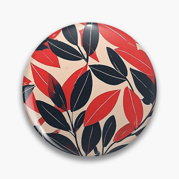 Item preview, Sleek Red Botanical Lines designed and sold by bloompatterns.