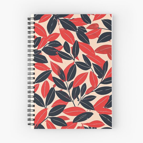 Item preview, Sleek Red Botanical Lines designed and sold by bloompatterns.