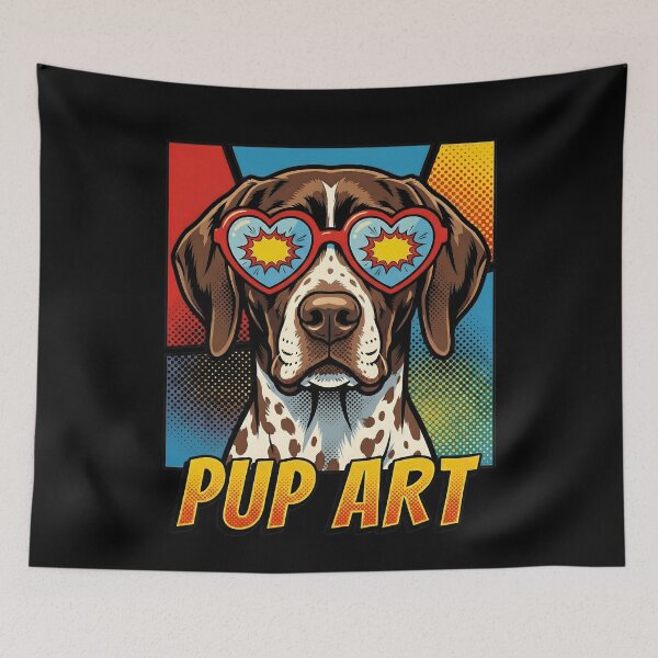 Item preview, Pop Art German Shorthaired Pointer Retro Dog designed and sold by k3rstman1.