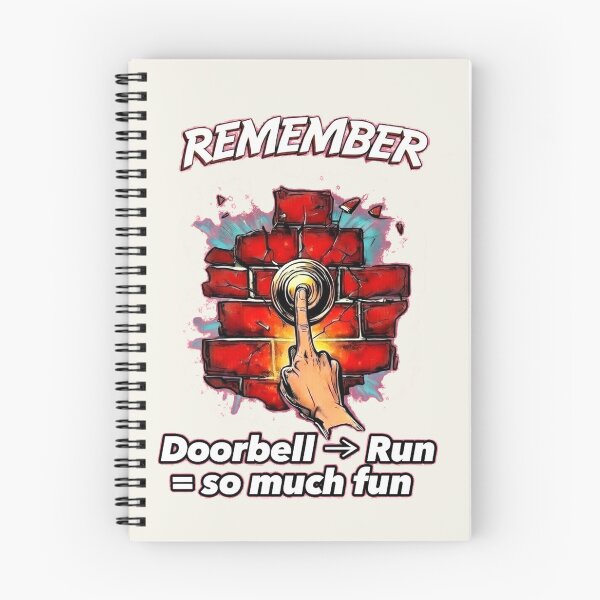 Item preview,  REMEMBER THE GAME No. 1 - Doorbell -> Run = so much fun designed and sold by Shift-Bloom.