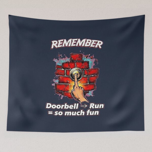 Item preview,  REMEMBER THE GAME No. 1 - Doorbell -> Run = so much fun designed and sold by Shift-Bloom.
