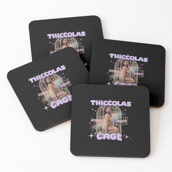 Item preview, Thiccolas Cage Funny Nicolas Meme designed and sold by Stamatia-Kor.