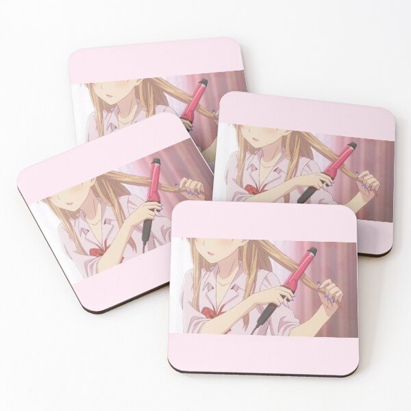 Item preview, hair curling anime girl sticker designed and sold by inainart.