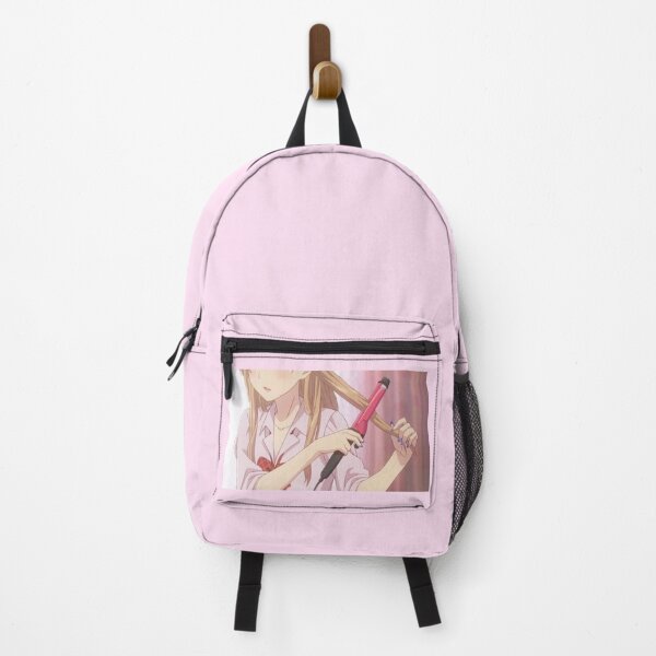 Item preview, hair curling anime girl sticker designed and sold by inainart.