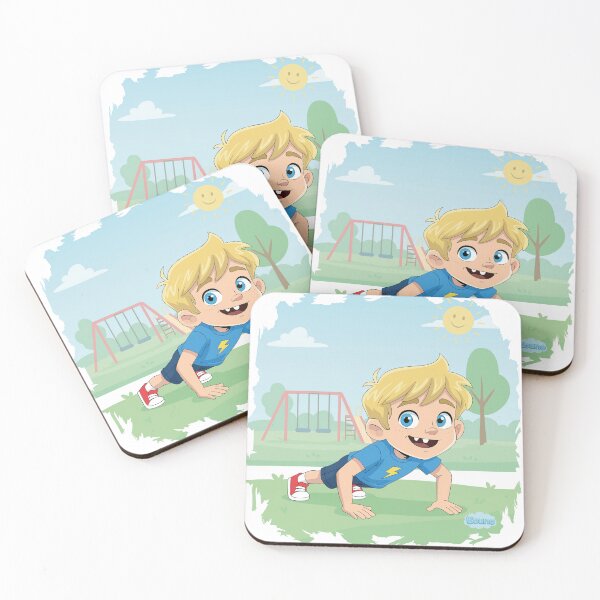 Item preview, Push Ups Boy - Kids Fitness & Gym Motivation - Bouno World designed and sold by BounoWorld.