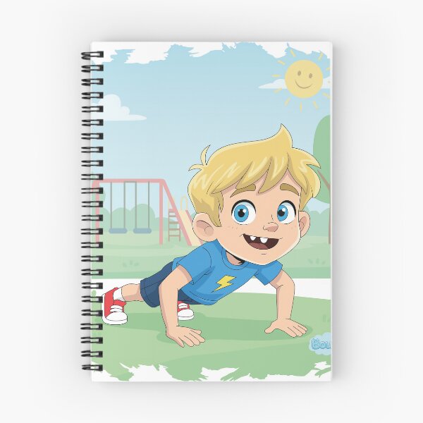 Item preview, Push Ups Boy - Kids Fitness & Gym Motivation - Bouno World designed and sold by BounoWorld.