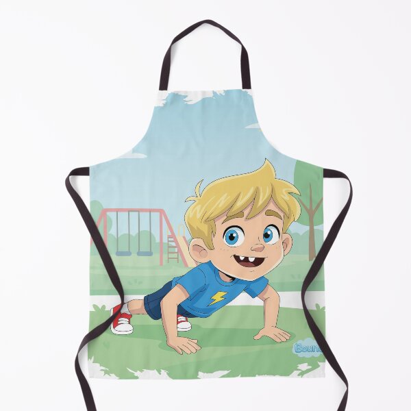Item preview, Push Ups Boy - Kids Fitness & Gym Motivation - Bouno World designed and sold by BounoWorld.
