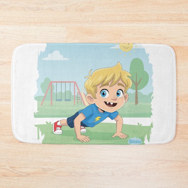 Item preview, Push Ups Boy - Kids Fitness & Gym Motivation - Bouno World designed and sold by BounoWorld.