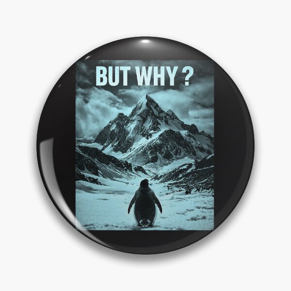 Item preview, Nihilist Penguin But Why Existential Humor designed and sold by Michasstuckey.