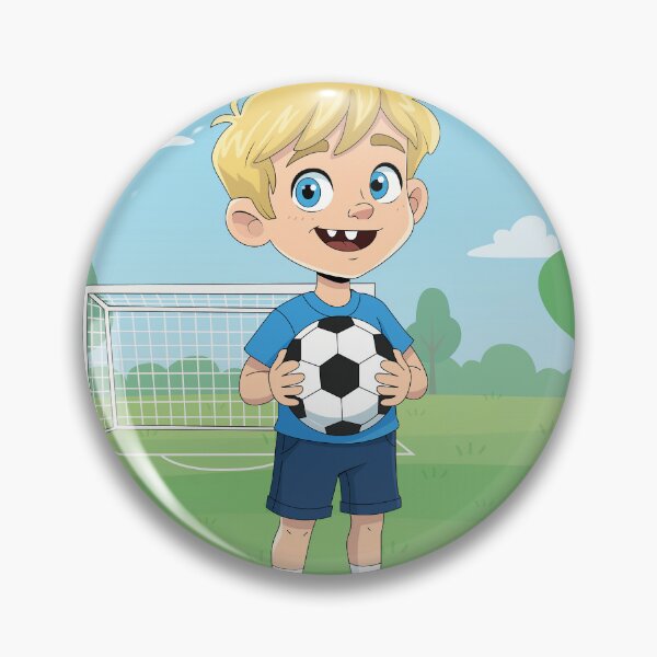 Item preview, Soccer Boy Star - Football Kids Sports Art - Bouno World designed and sold by BounoWorld.