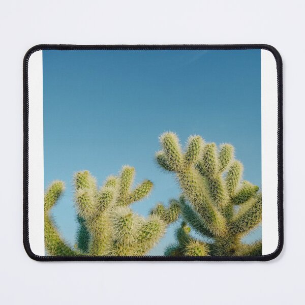 Item preview, Desert Cacti Blue Sky Photographic Print designed and sold by Mother-Nature65.