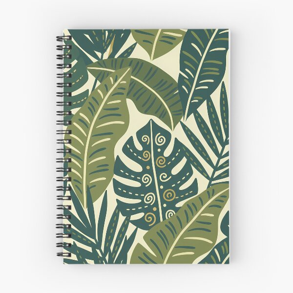 Item preview, Monstera Tropical Botanic Pattern - Scandinavian Folk Art by heidiannemorris © designed and sold by FOLK ART FUSION by heidiannemorris.