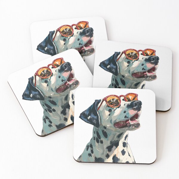 Item preview, Cool Dalmatian Dog Wearing Sunglasses Illustration designed and sold by LawleyKingdom.