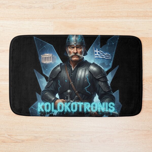 Item preview, KOLOKOTRONIS: Cyberpunk Greek Revolution Hero ⚔️ designed and sold by BounoWorld.