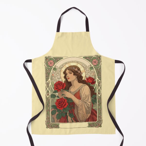 Item preview, Woman With Roses Vintage Illustration designed and sold by taiche.