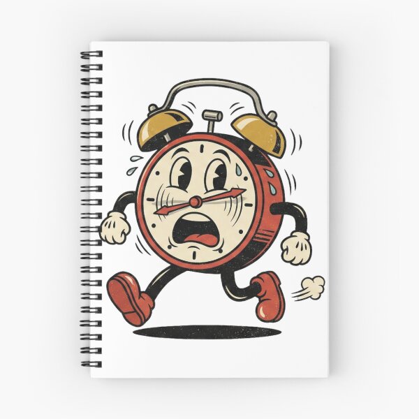 Item preview, Running Out of Time Retro Rubber Hose designed and sold by GeekGuysShop.