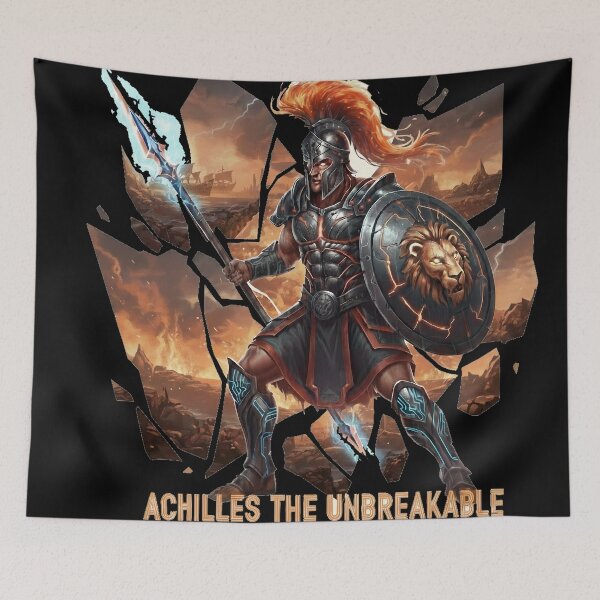 Item preview, Achilles Shattered Myth - Ancient Greek Warrior Art designed and sold by BounoWorld.