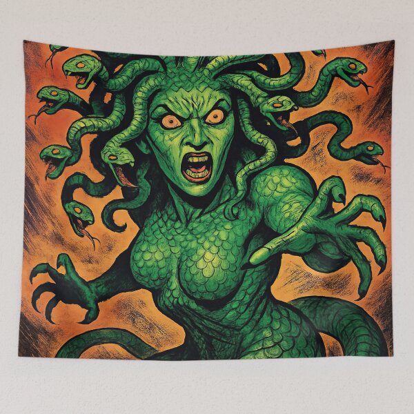 Item preview, Gorgon, fantastic creature | Comics stylCartoone -  designed and sold by ComicsFactory.