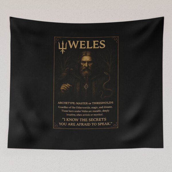 Item preview, Veles the Master of Transitions Slavic Zodiac (February 14 – March 7) designed and sold by Myth-LegendArt.