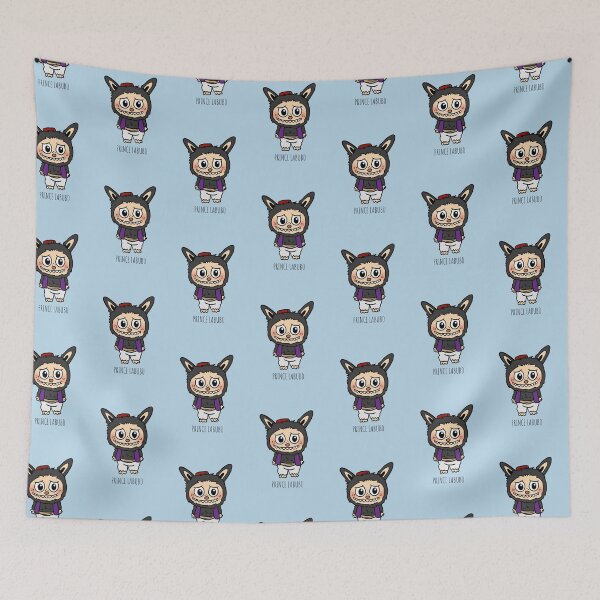 Item preview, PRINCE LABUBU' FUNNY IN DENIM designed and sold by AxelF.Studio.