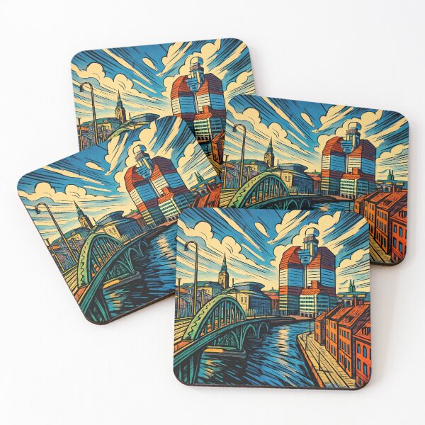 Item preview, Gothenburg, city | Comics stylCartoone -  designed and sold by ComicsFactory.